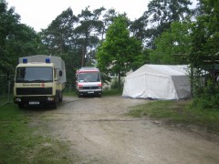 Das DRK übernahm auch die Verpflegung