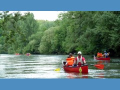 Kanutour auf der Donau